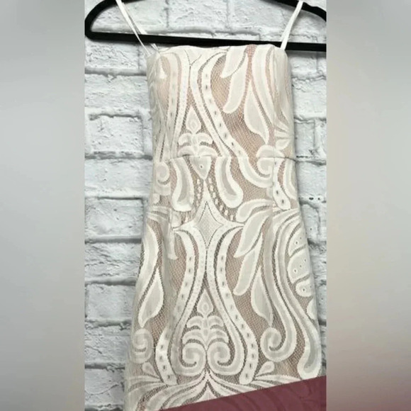 Anthropologie White Strapless Dress - Picture 4 of 16